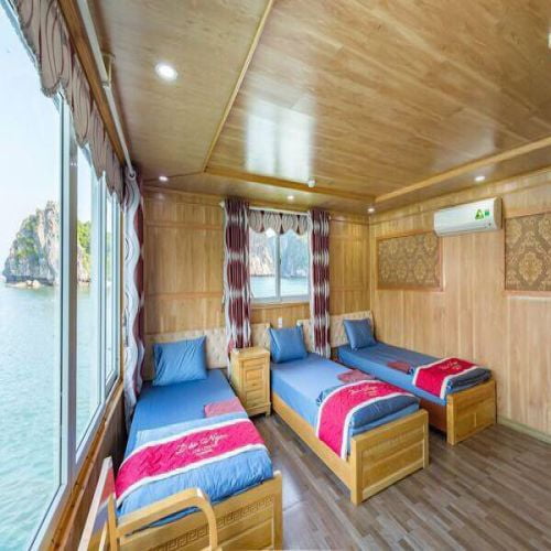 2 days one night boat trip to Lan Ha and Ha Long Bay(sleep on the boat)